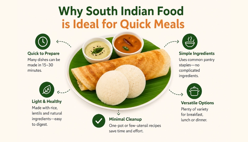 Why South Indian Food is Ideal for Quick Meals