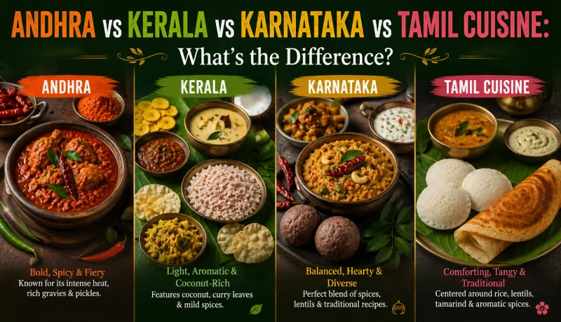 Andhra vs Kerala vs Karnataka vs Tamil Cuisine_ What’s the Difference_